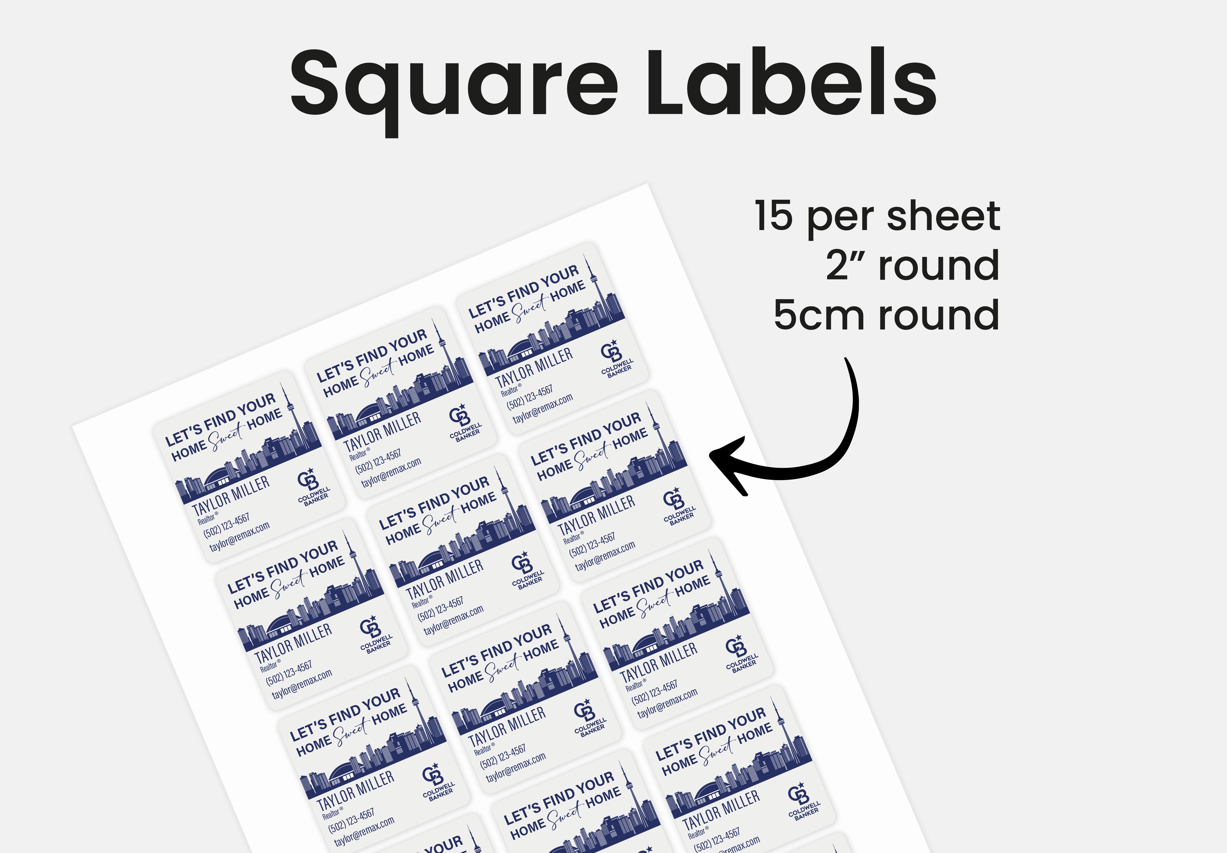 Labels  | Coldwell Banker | Thank You Stickers