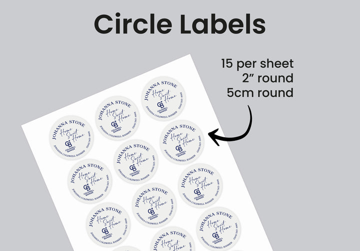 Labels  | Coldwell Banker | Thank You Stickers