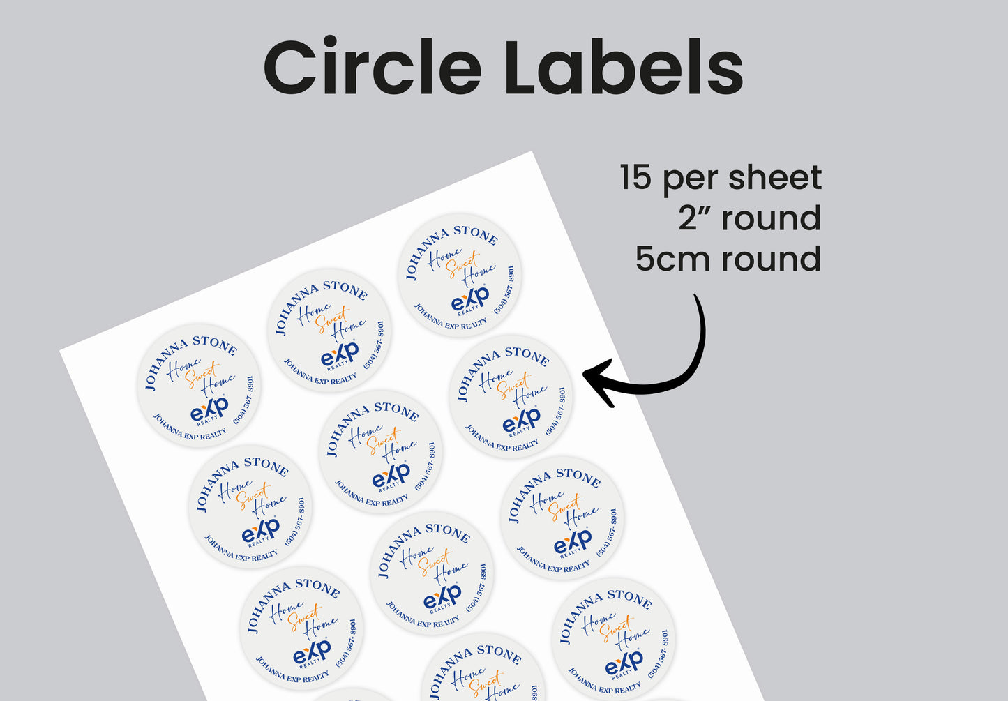 Labels  | eXp Realty | Thank You Stickers
