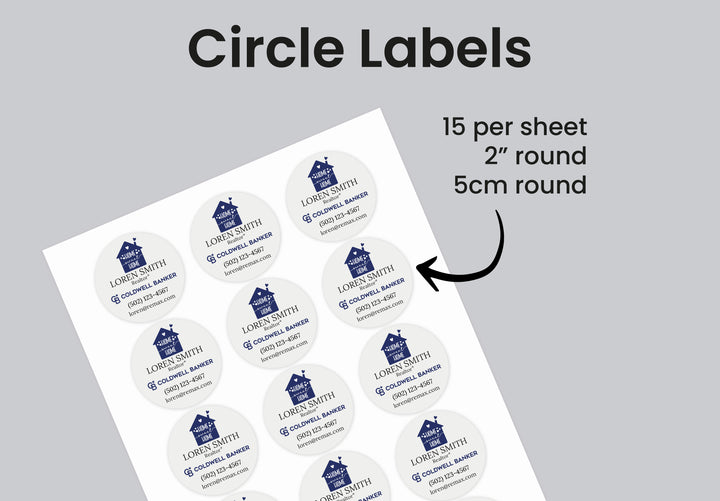 Labels  | Coldwell Banker | Thank You Stickers