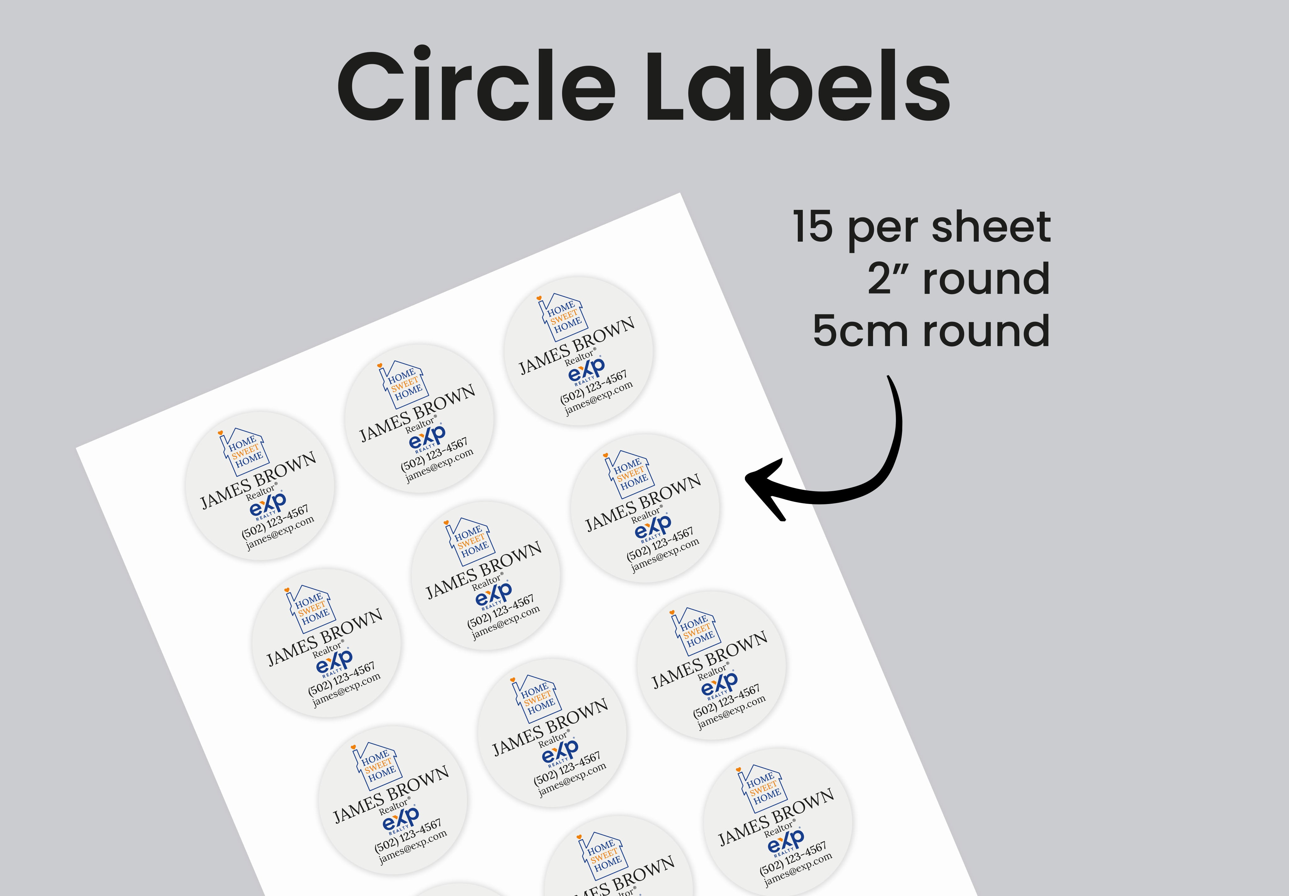 Labels  | eXp Realty | Thank You Stickers