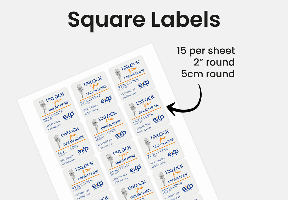 Labels  | eXp Realty | Thank You Stickers