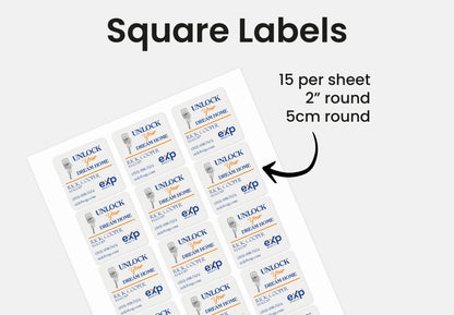 Labels  | eXp Realty | Thank You Stickers