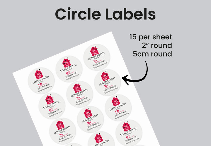Labels  | Keller Williams | Thank You Stickers
