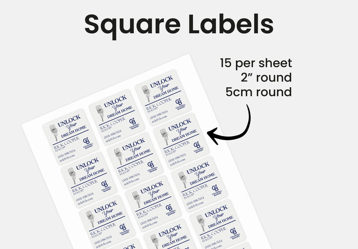Labels  | eXp Realty | Thank You Stickers