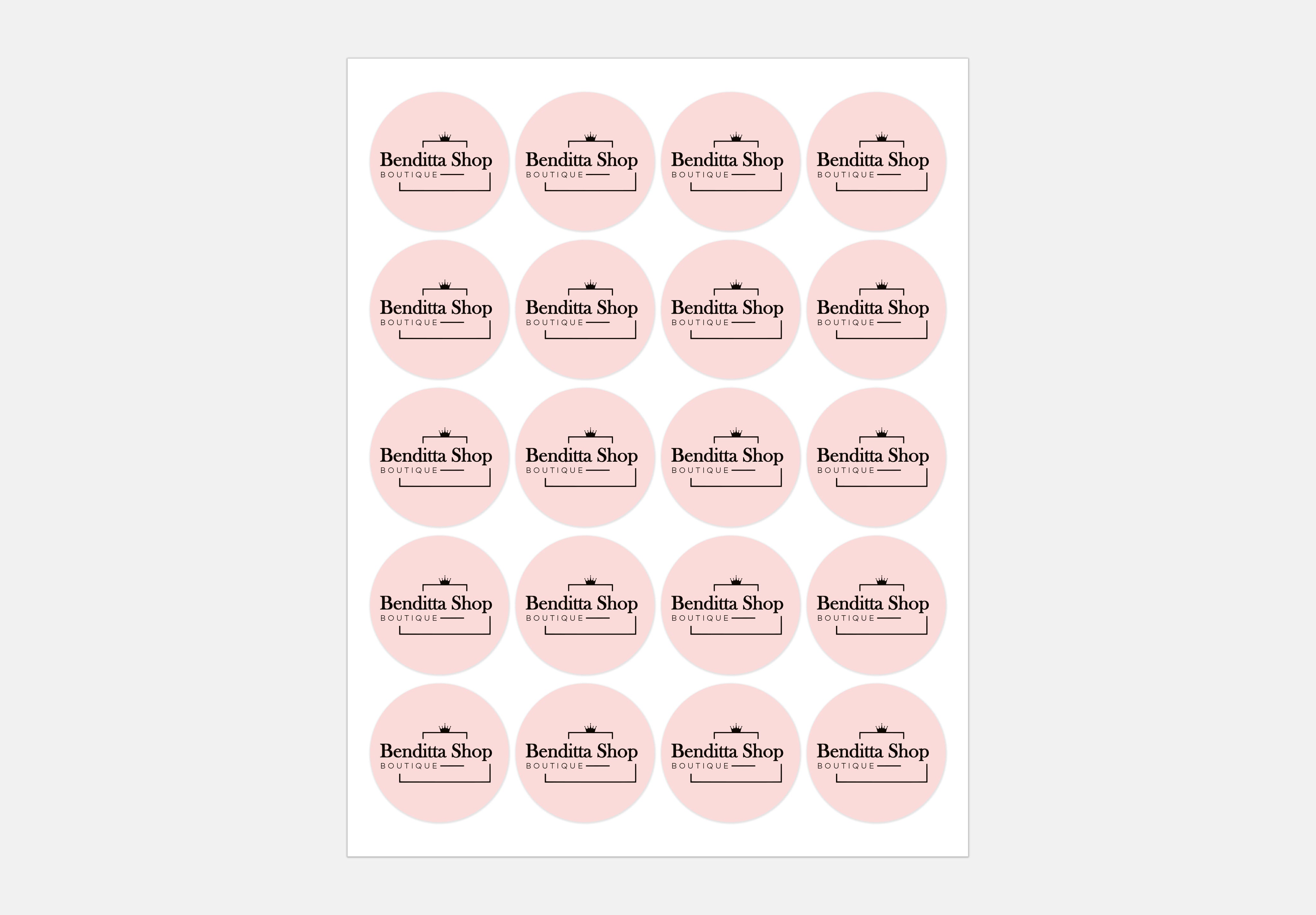 Round Logo Stickers | Custom Business Labels | Circle Branding Stickers | Stickers Size Options| personalized label stickers