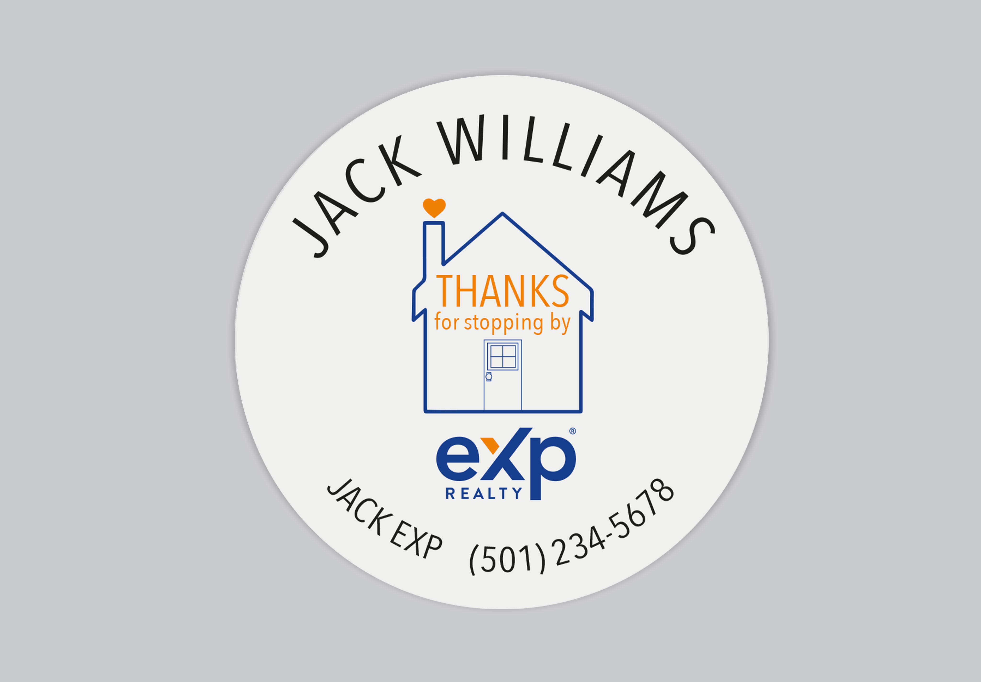 Labels  | eXp Realty | Thank You Stickers