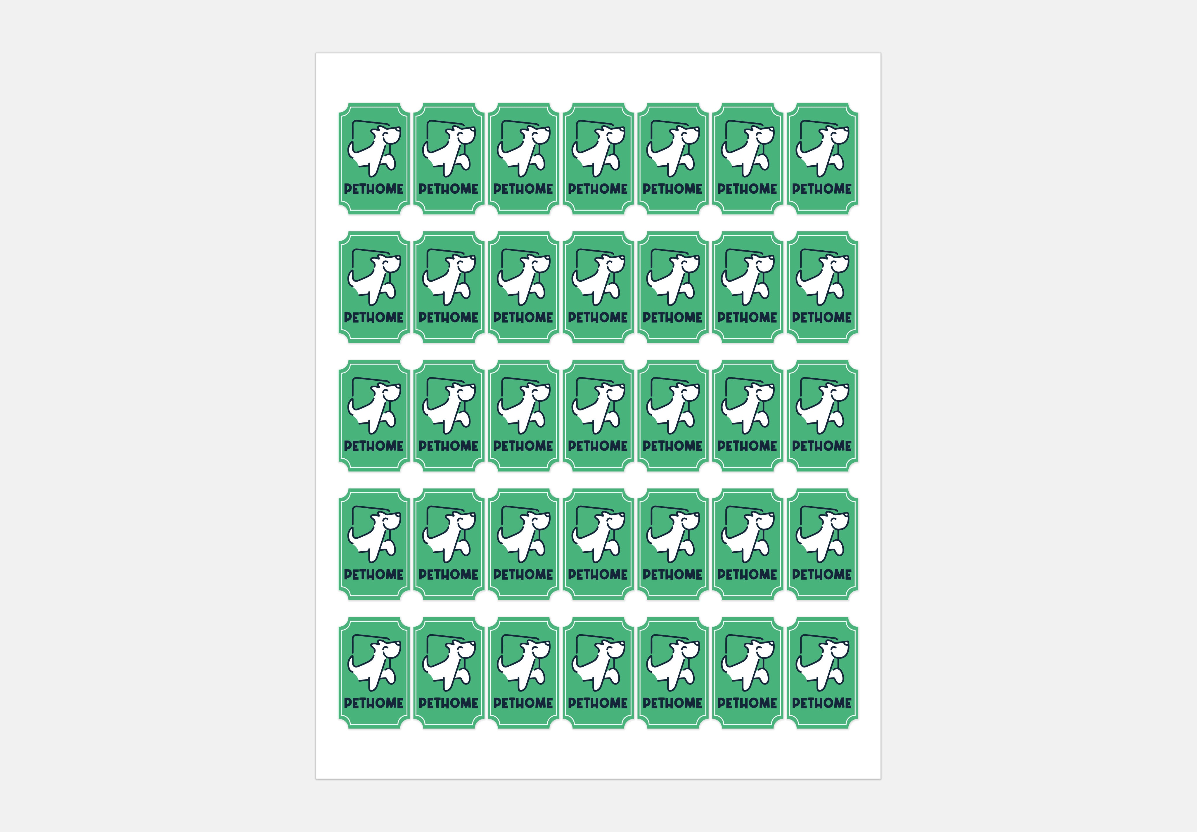 Round Logo Stickers | Custom Business Labels | Circle Branding Stickers | Stickers Size Options| personalized label stickers