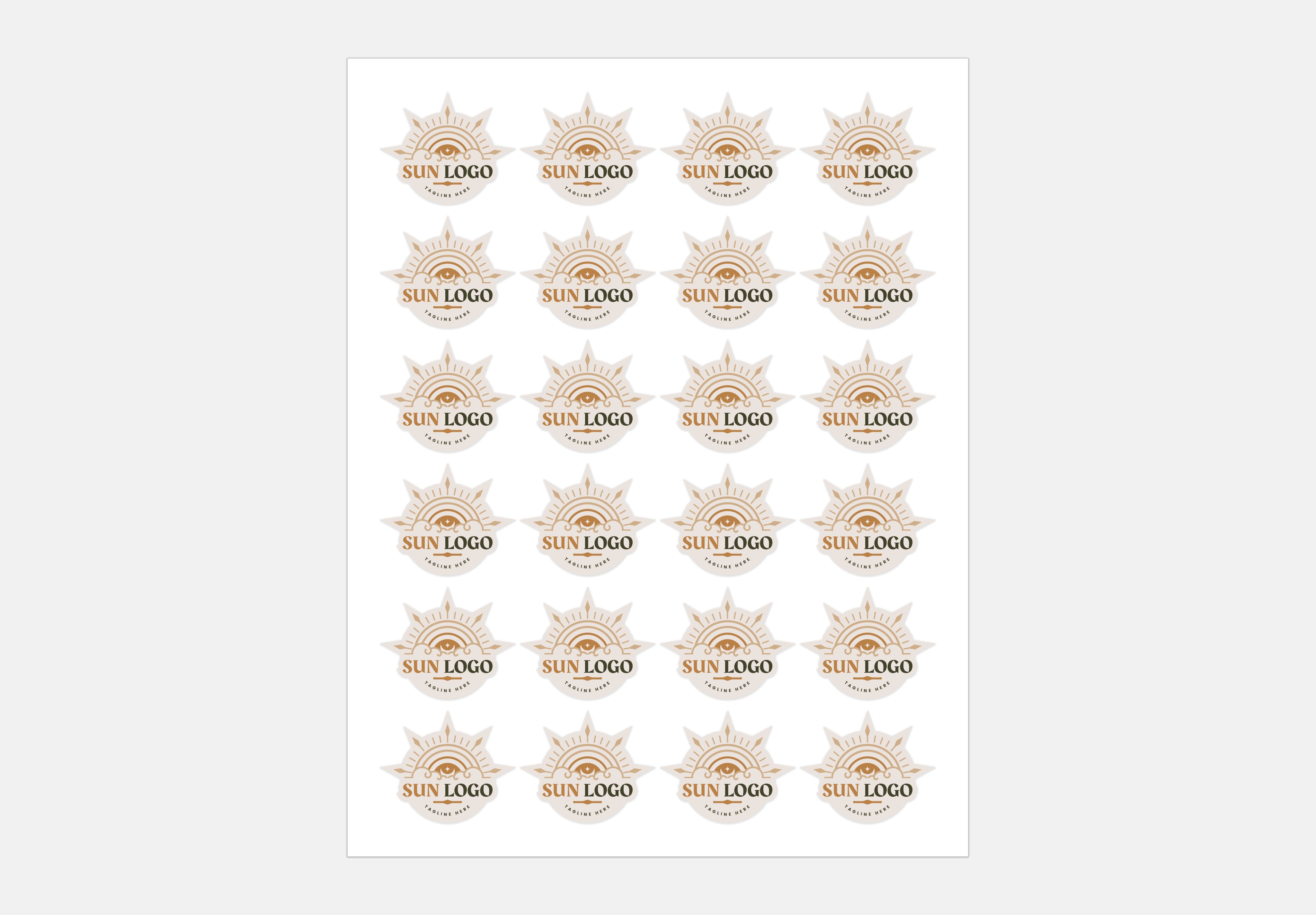 Round Logo Stickers | Custom Business Labels | Circle Branding Stickers | Stickers Size Options| personalized label stickers