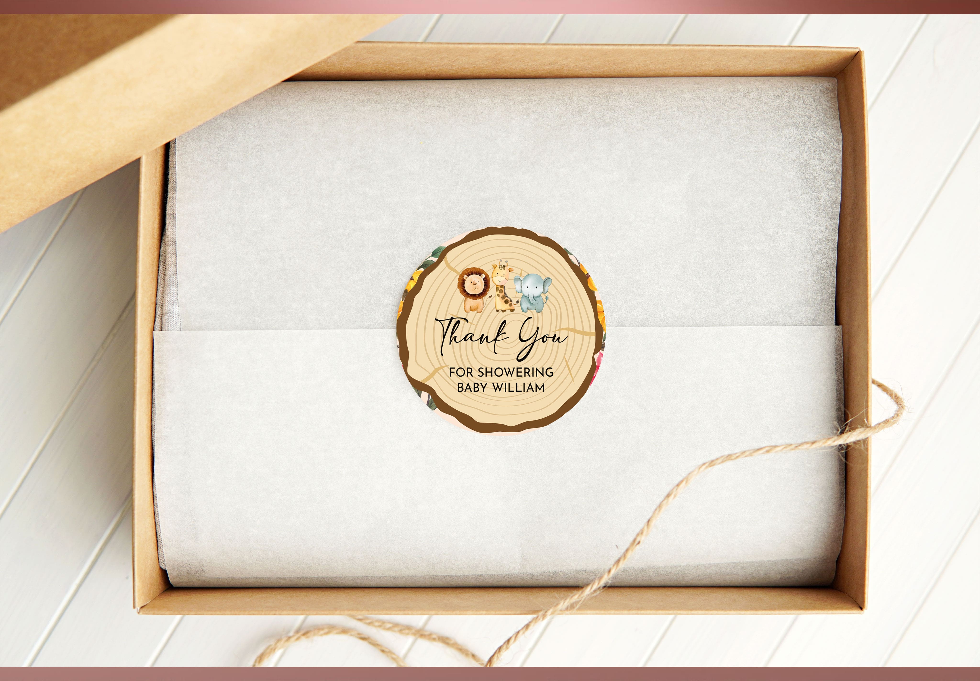 Baby Shower Thank You Stickers