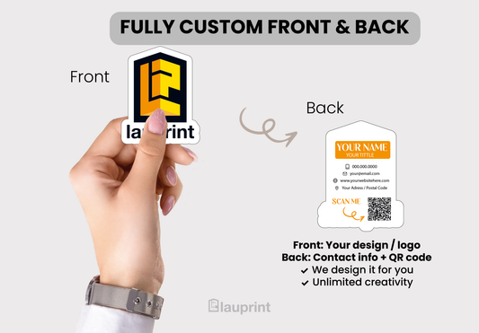 Die Cut Custom Business Cards - Lauprint