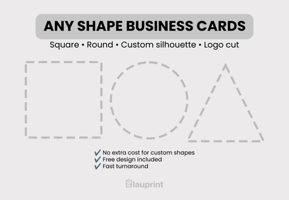 Die Cut Custom Business Cards - Bakeshop