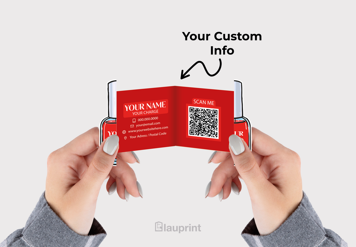 Shaped Business Cards | Nails (3)