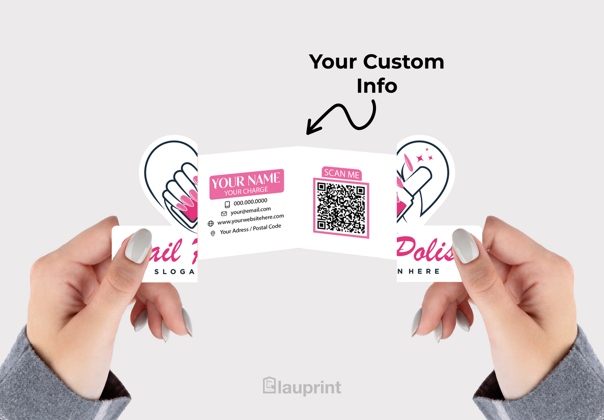 Shaped Business Cards | Nails (2)