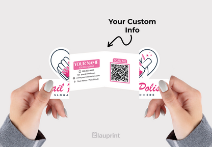 Shaped Business Cards | Nails (2)