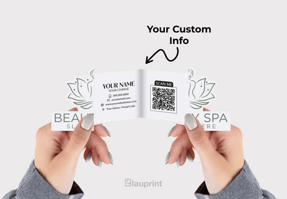 Shaped Business Cards | Spa (2)