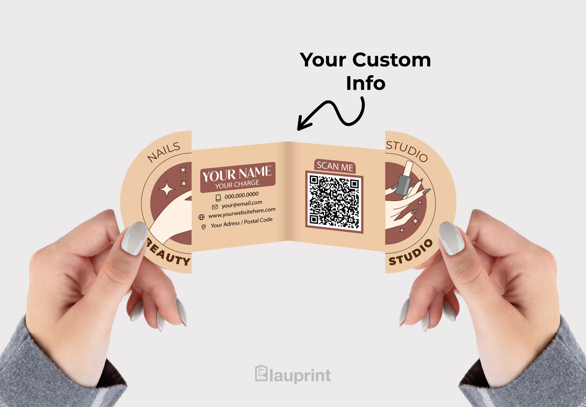 Shaped Business Cards | Nails (1)