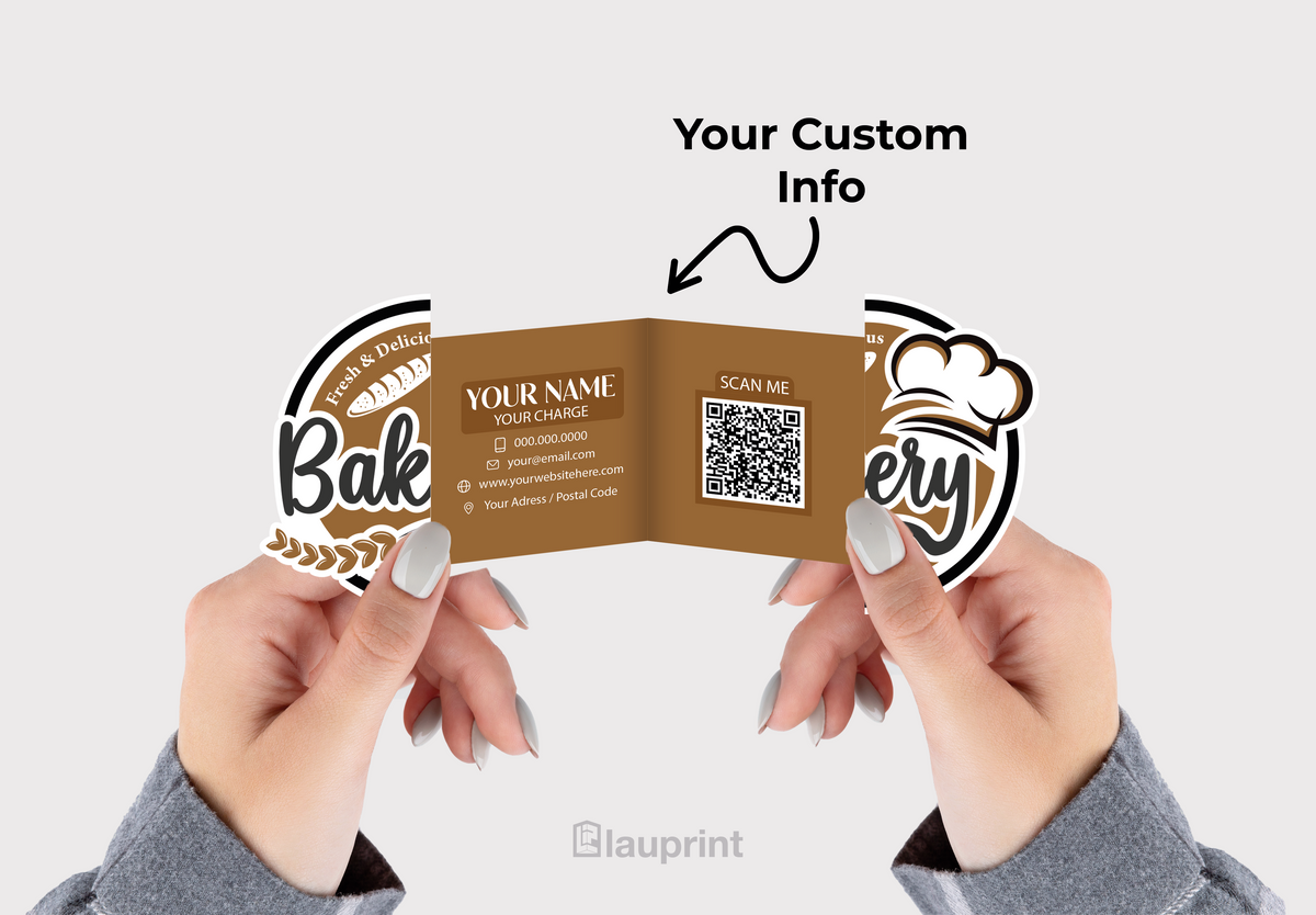 Shaped Business Cards | Bakery (3)