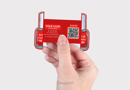Shaped Business Cards | Nails (3)