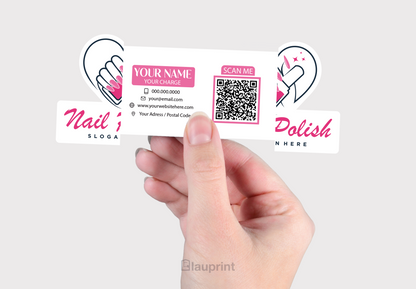 Shaped Business Cards | Nails (2)