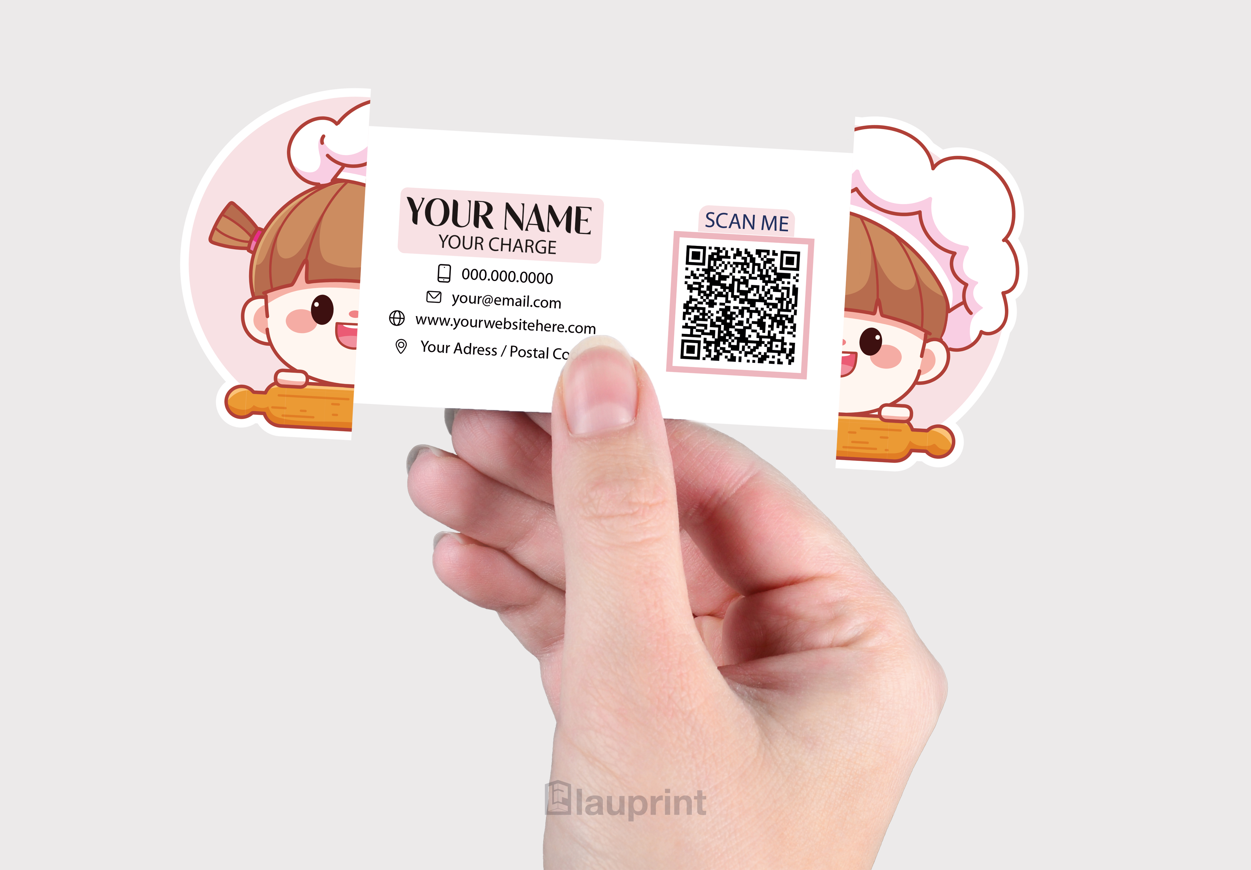 Shaped Business Cards | Bakery (1)