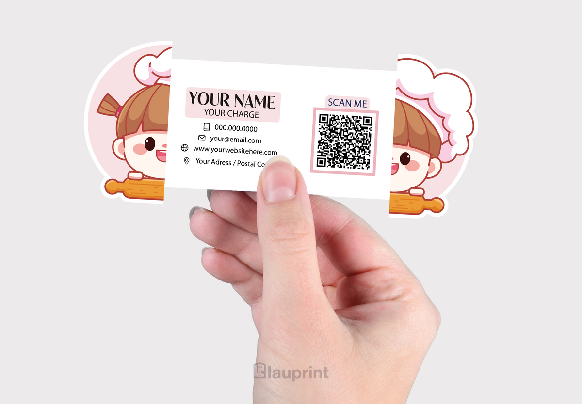 Shaped Business Cards | Bakery (1)