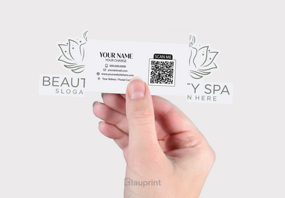 Shaped Business Cards | Spa (2)