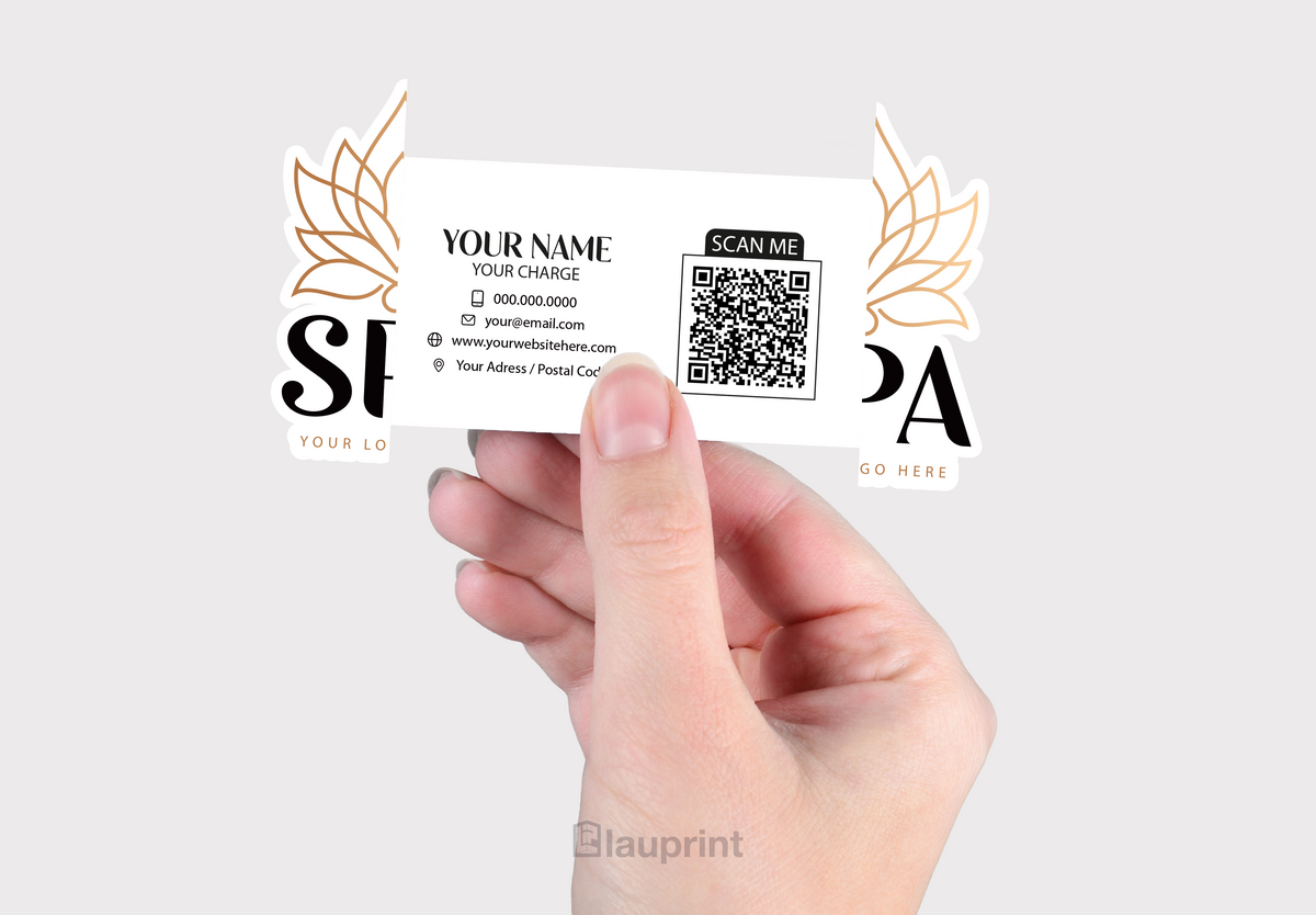Shaped Business Cards | Spa (1)