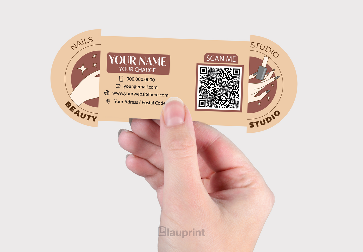 Shaped Business Cards | Nails (1)