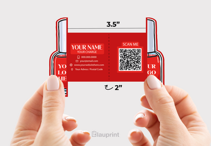 Shaped Business Cards | Nails (3)