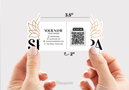 Shaped Business Cards | Spa (1)