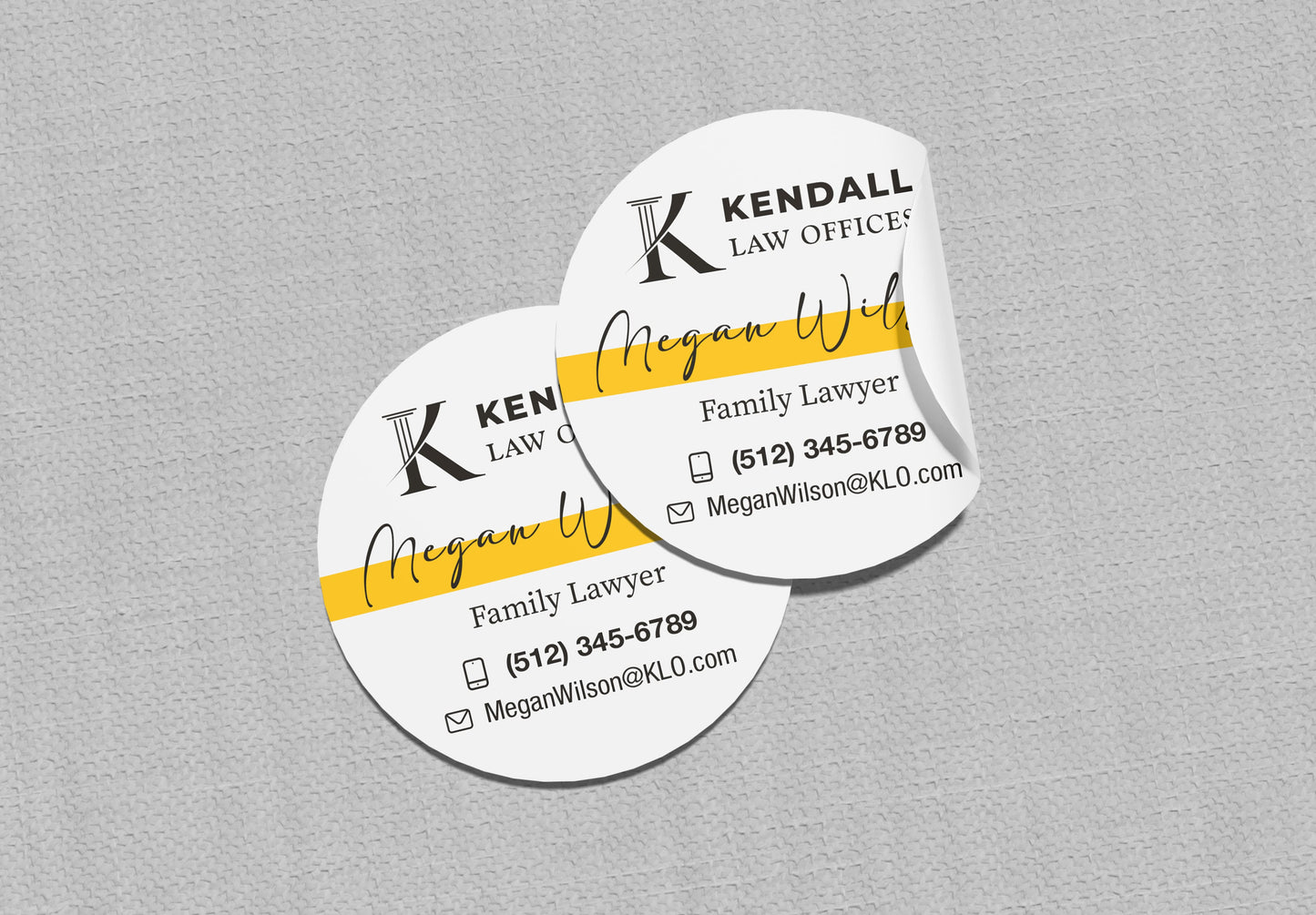 Custom Stickers for Law Firms