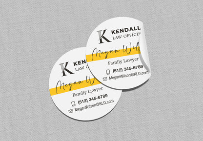 Custom Stickers for Law Firms