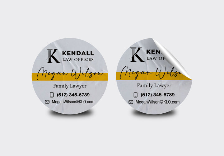 Custom Stickers for Law Firms