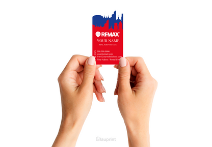 RE/MAX Shaped Business Cards