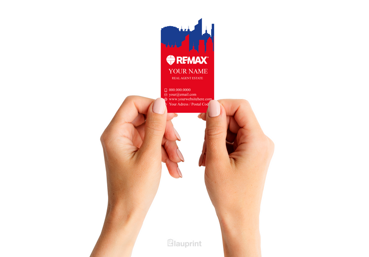 RE/MAX Shaped Business Cards
