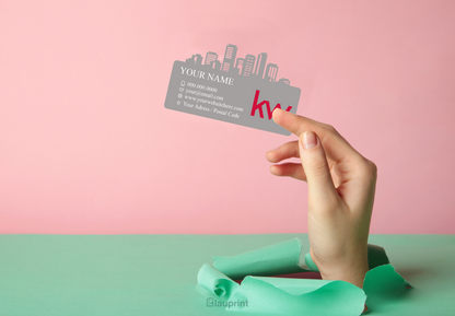 Keller Williams Shaped Business Cards
