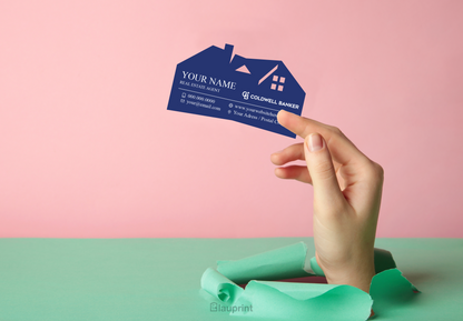 Coldwell Banker Shaped Business Cards