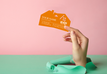 eXp Realty Shaped Business Cards