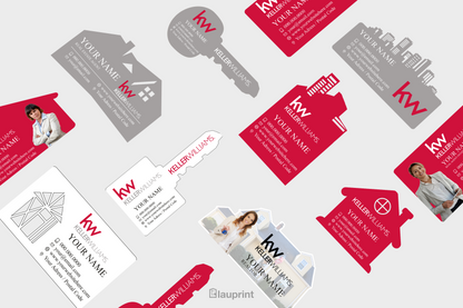 Keller Williams Shaped Business Cards