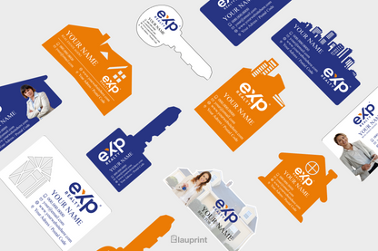 eXp Realty Shaped Business Cards