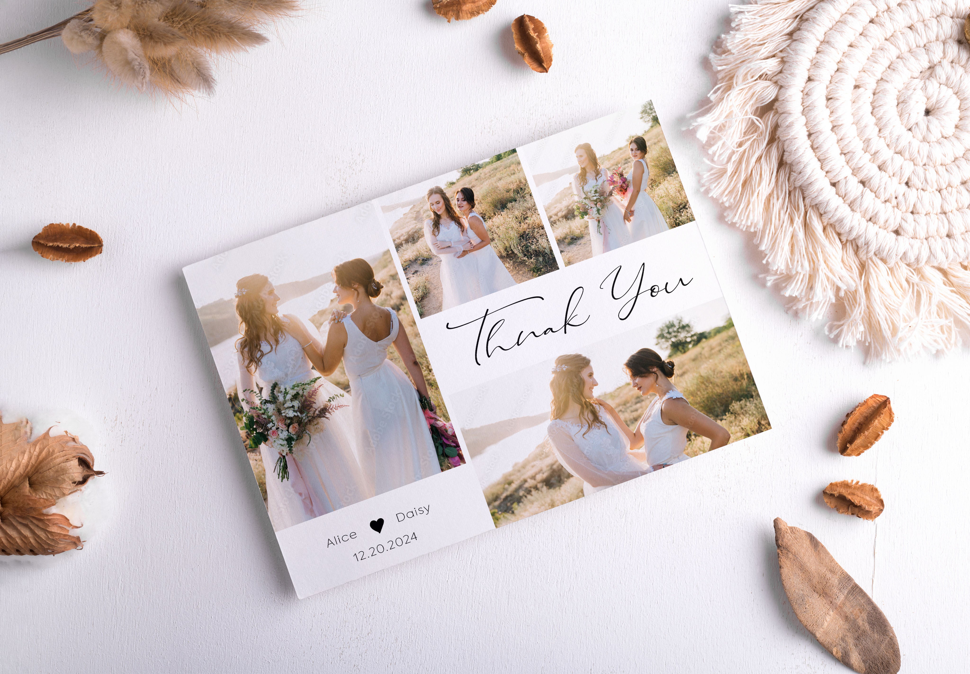 Thank you Cards For Wedding