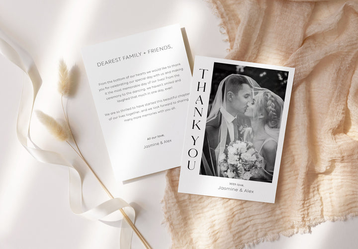 Thank you Cards For Wedding
