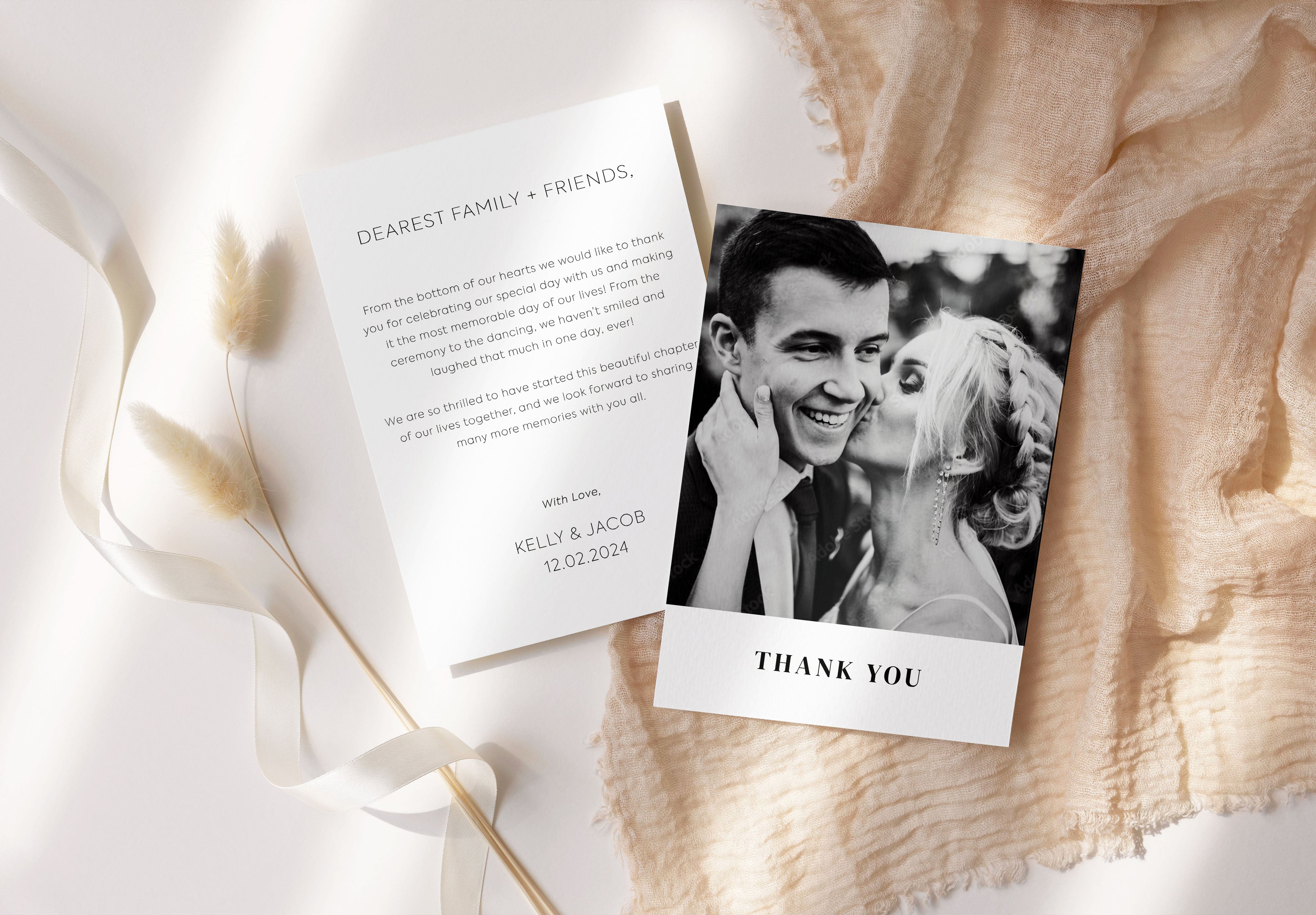 Thank you Cards For Wedding