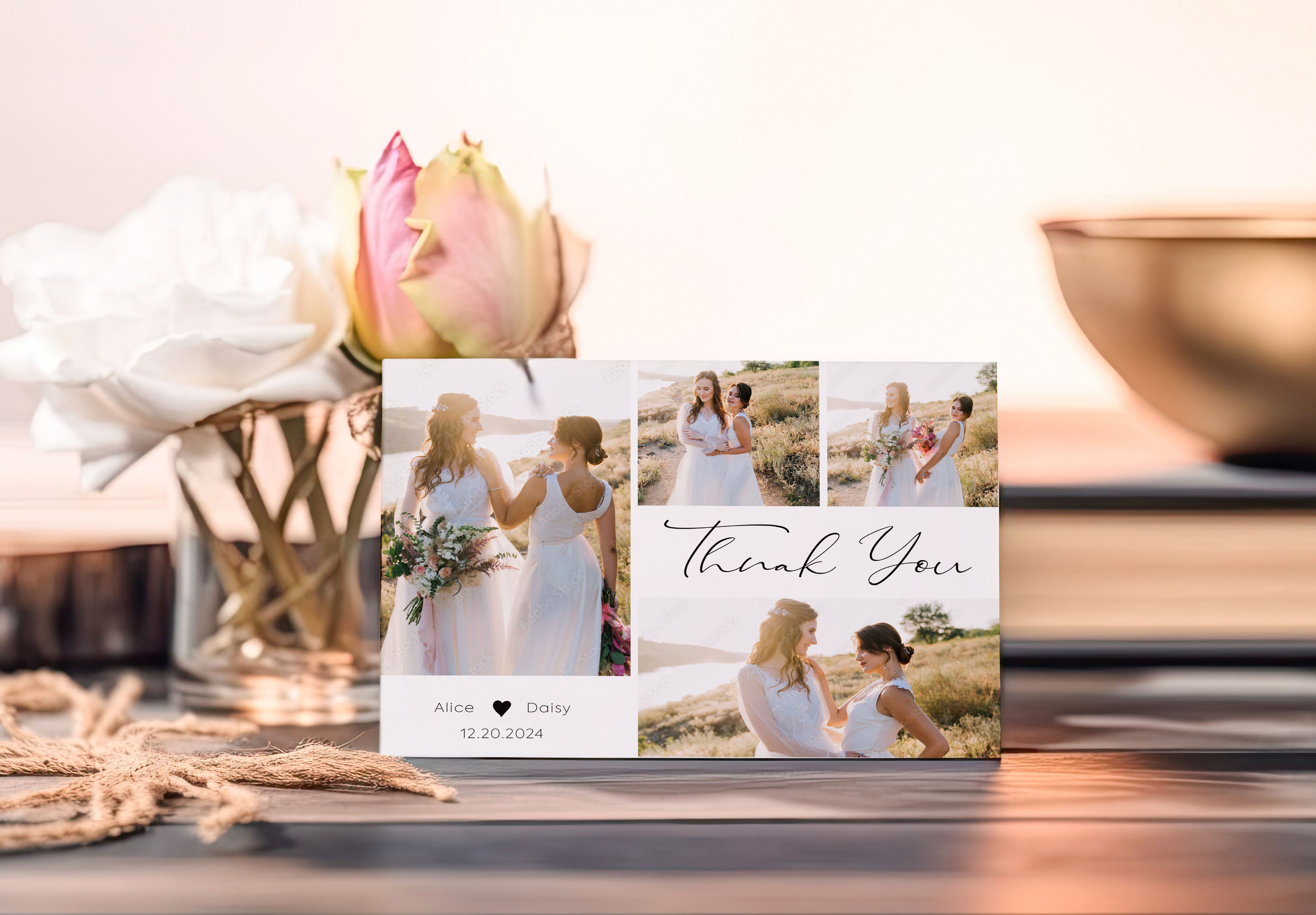 Thank you Cards For Wedding