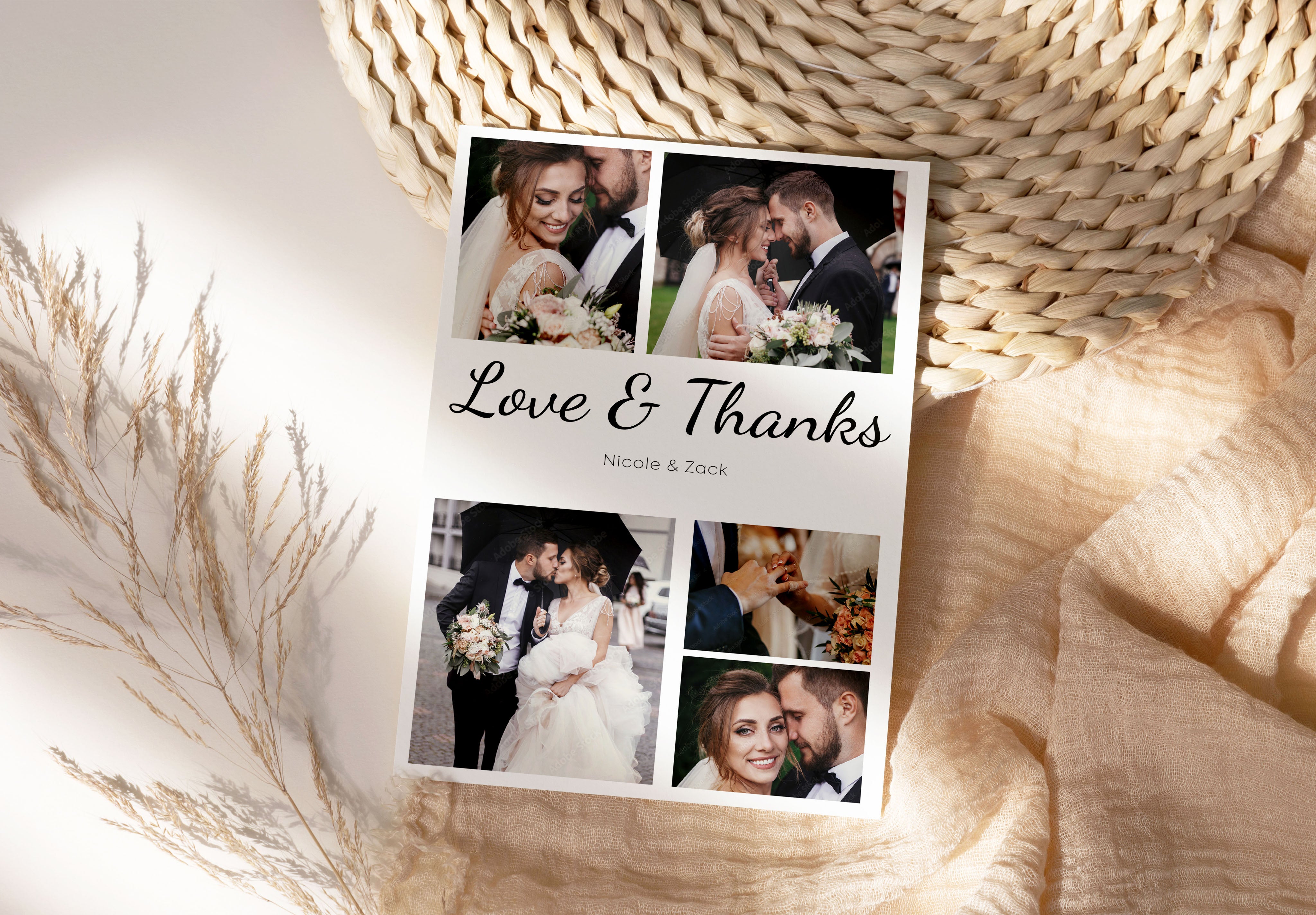 Thank you Cards For Wedding