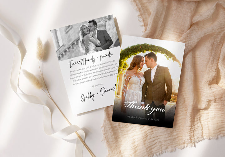 Thank you Cards For Wedding