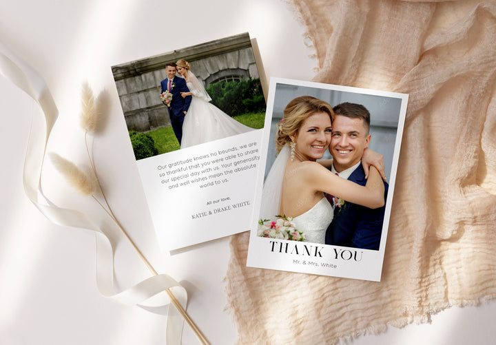 Thank you Cards For Wedding