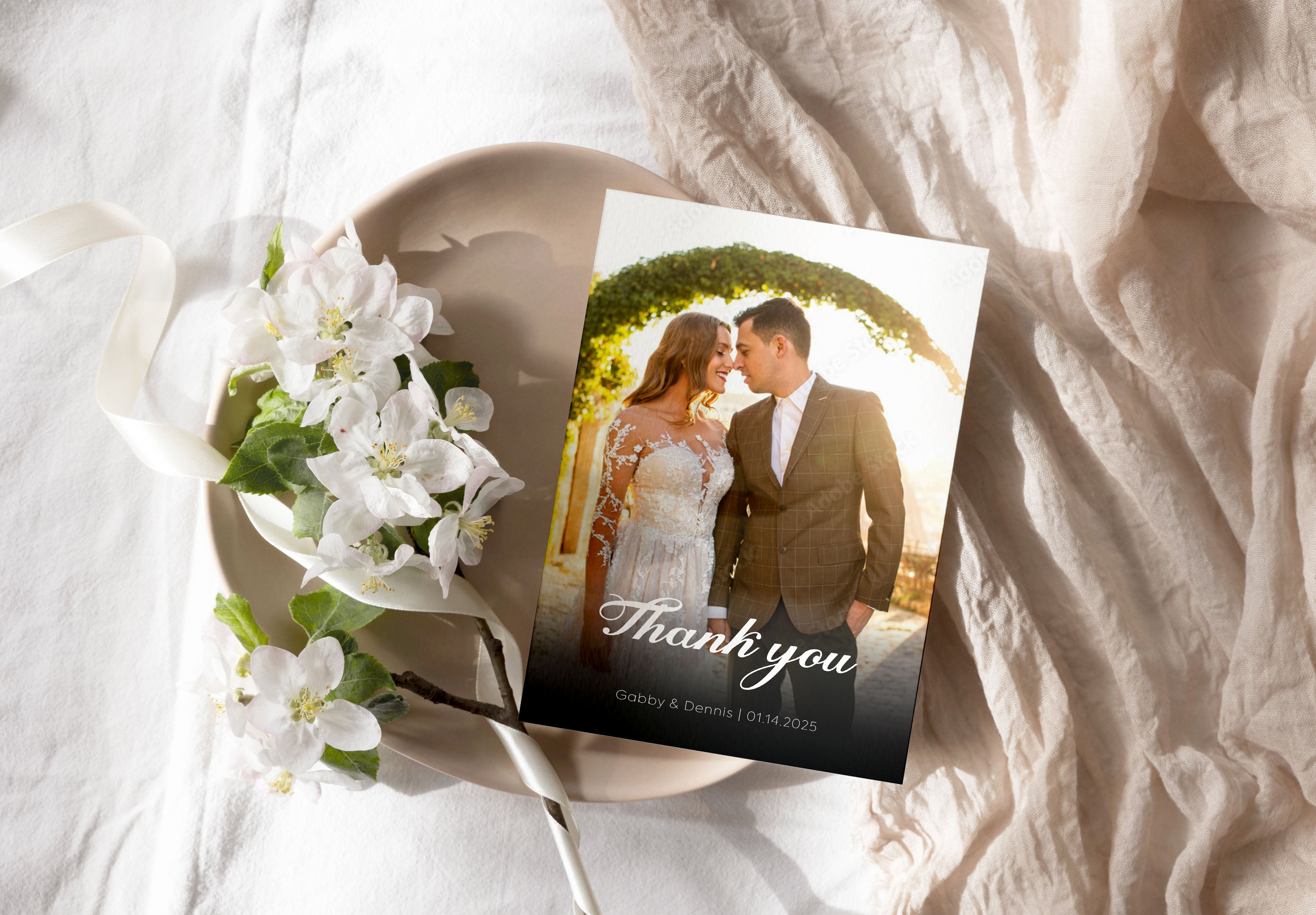 Thank you Cards For Wedding