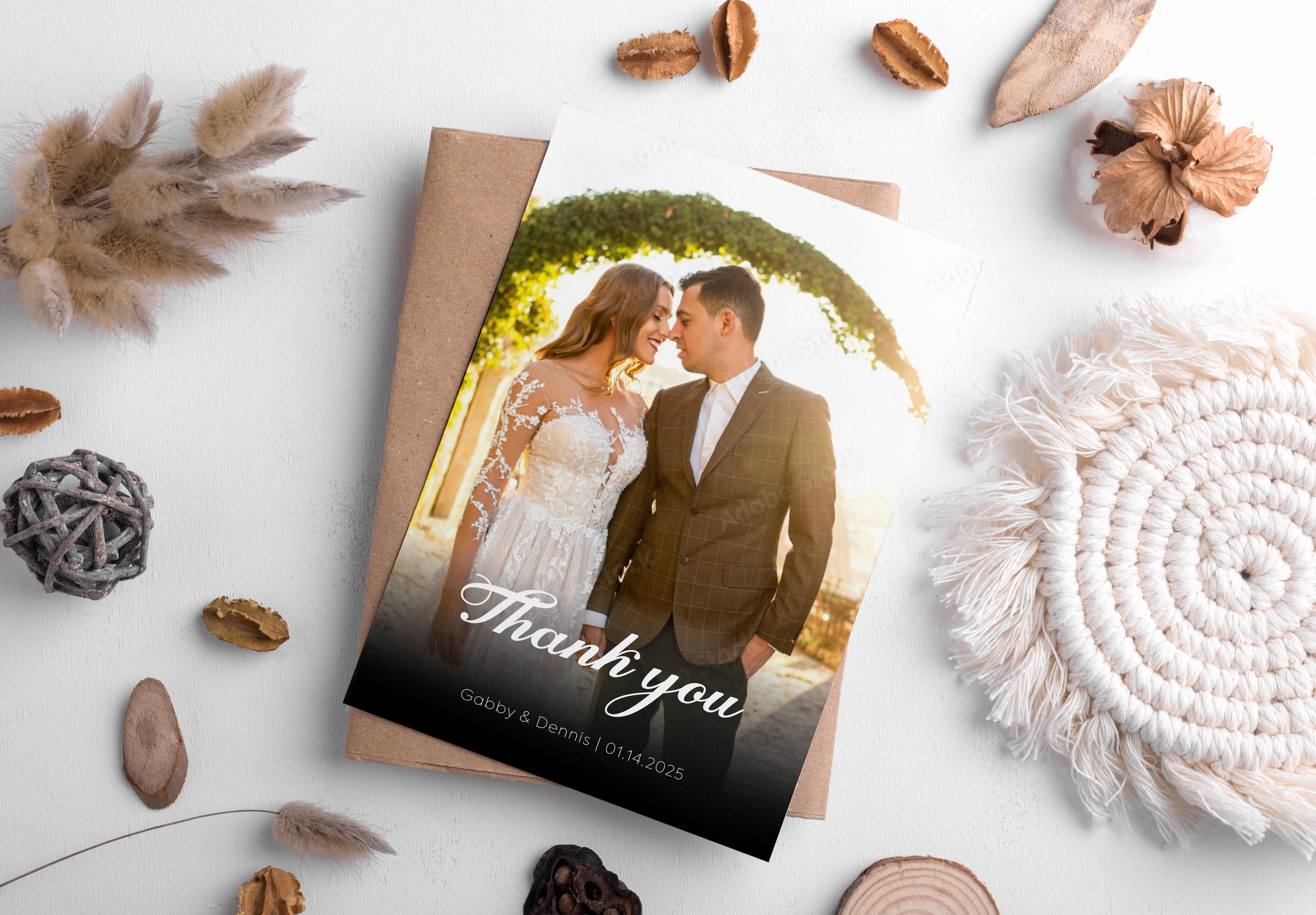 Thank you Cards For Wedding